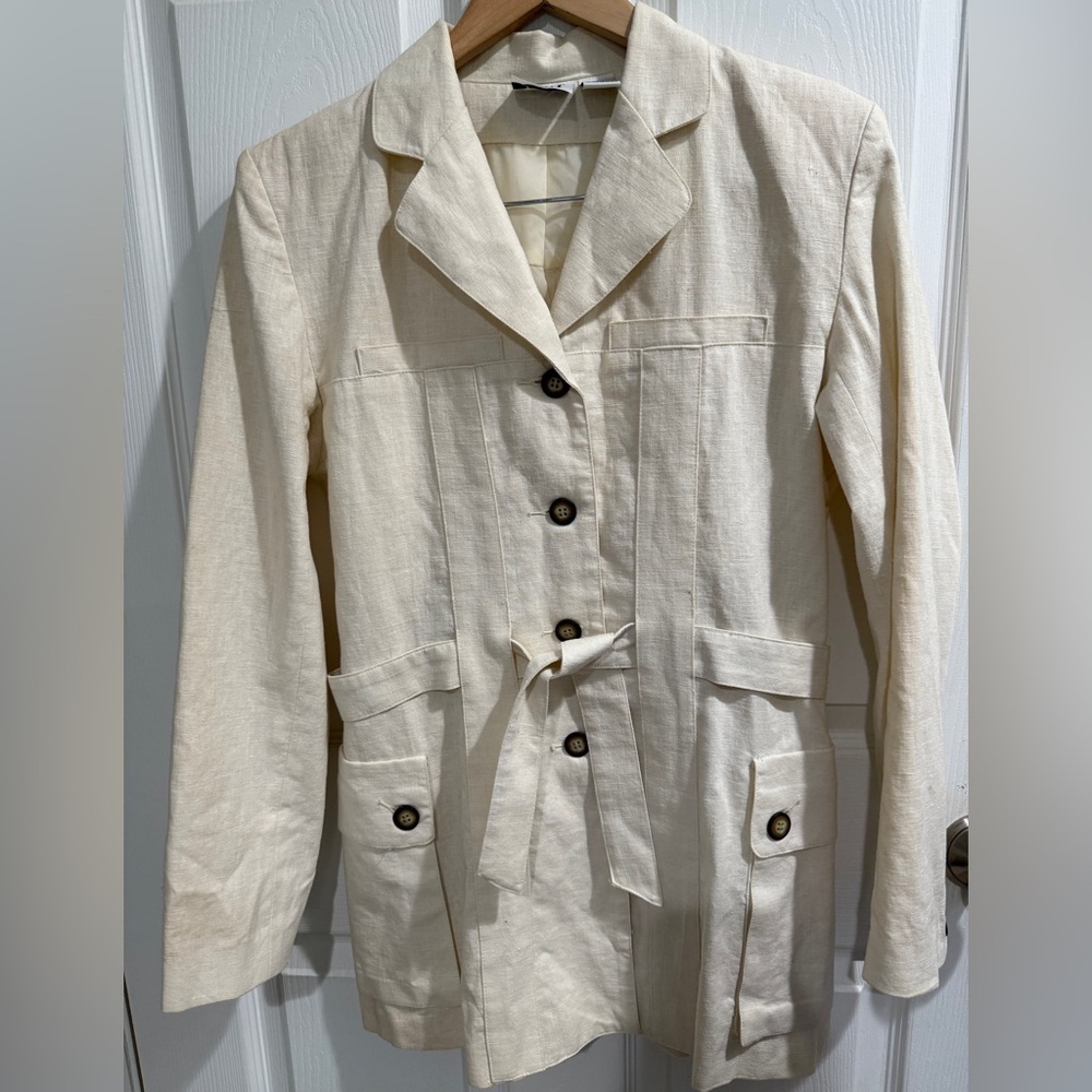 VTG Women's Cream African Safari Egyptian ExplorerJacket Archaeology